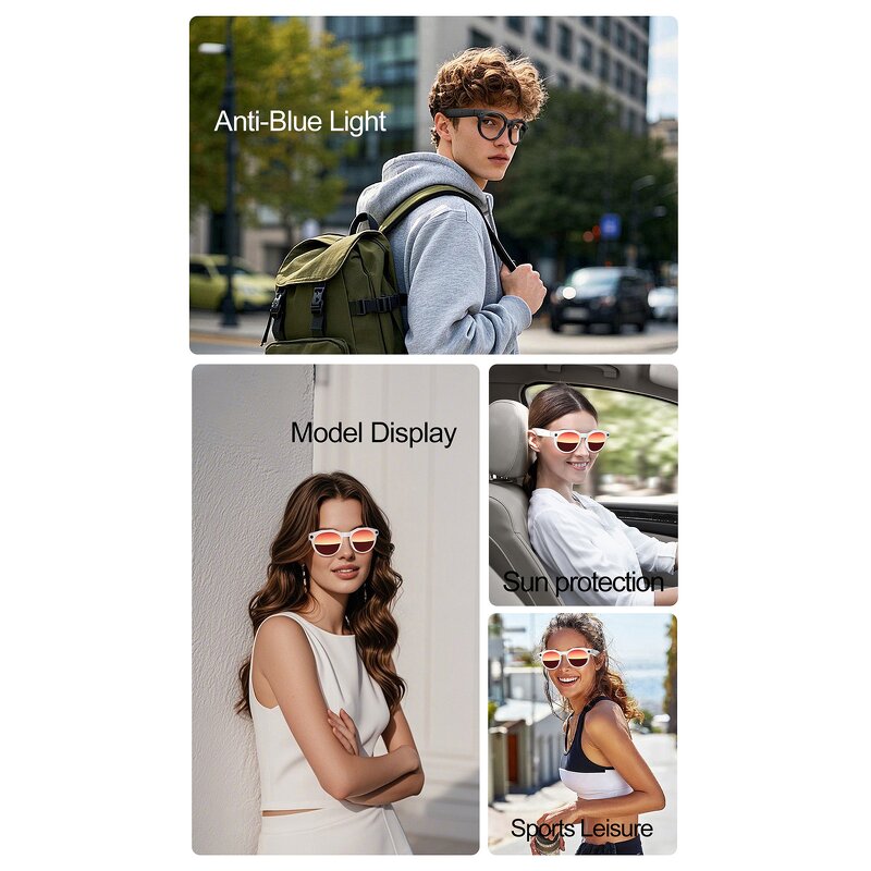 Smart Glasses Manufacturer - OEM/ODM W611 8MP Camera AI Translation IP66