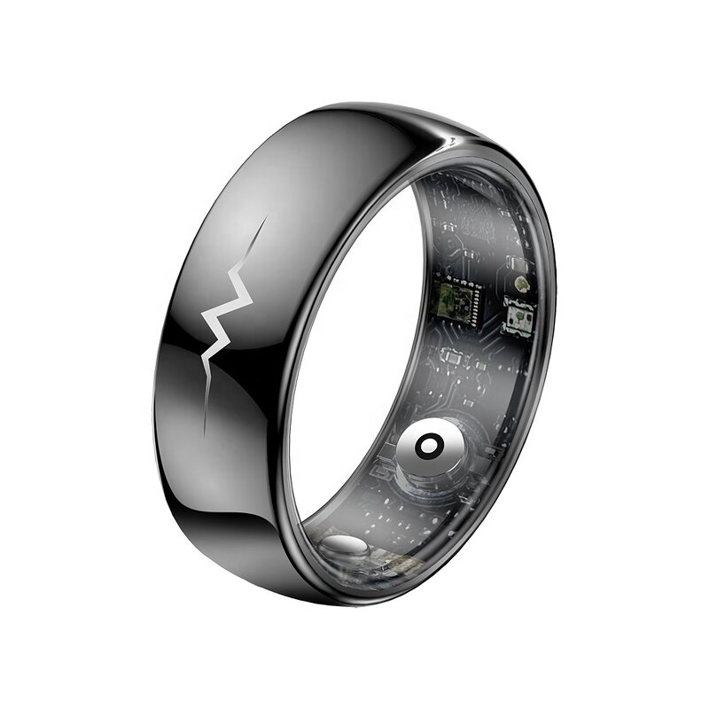 Smart Health Ring Manufacturer - Q520 ECG 5ATM Waterproof Temperature