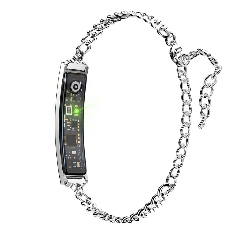 Smart Bracelet Manufacturer - B6 Screenless Health Monitor Stainless Steel