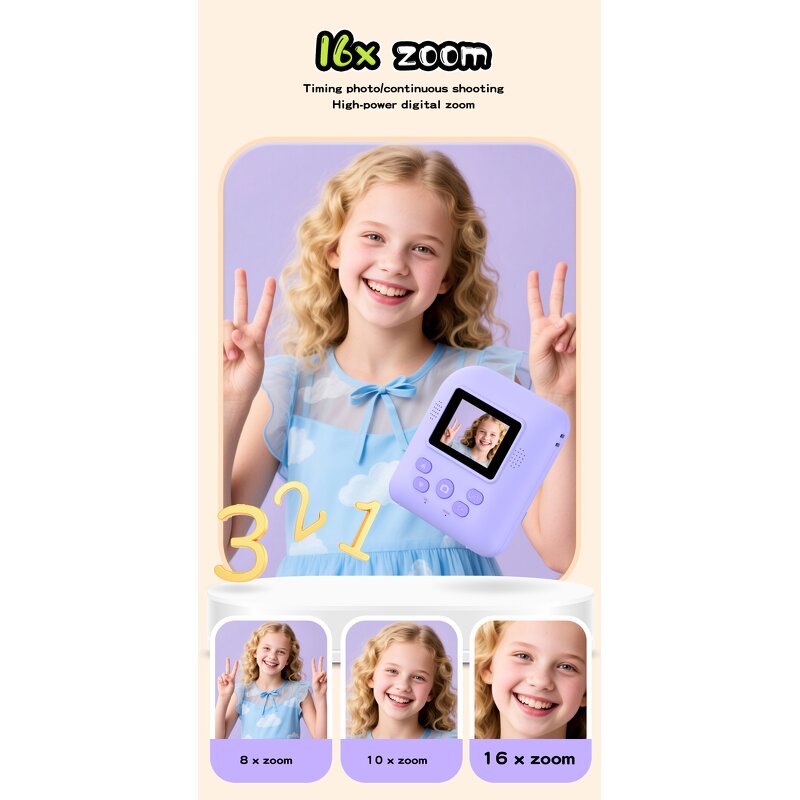 Instant Print Camera Manufacturer - P89 Mini Thermal 1080P 2.0" IPS