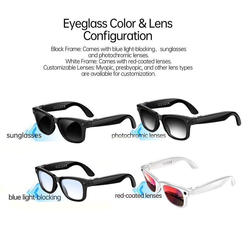 Smart Glasses Manufacturer - W620 5MP Camera AI Translation WiFi IP66