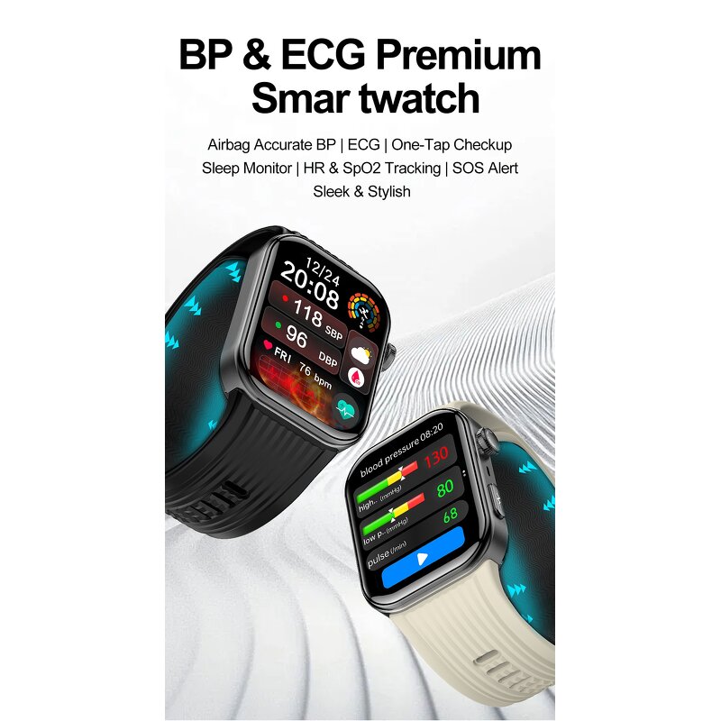 Smart Watch Manufacturer - Air Pump ECG Blood Pressure Monitoring BT Calls