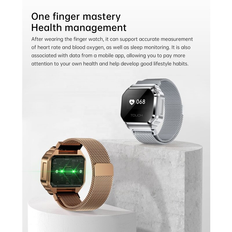 Smart Ring Manufacturer - B7 OLED 5ATM Waterproof Heart Rate Sleep