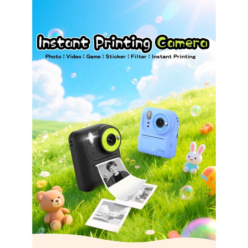 Instant Print Camera Manufacturer - P89 Thermal 1080P 2.0" IPS 1000mAh