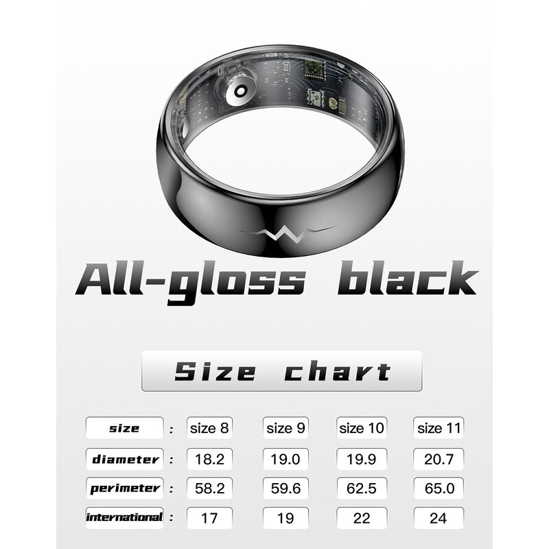 Smart Ring Manufacturer - Q520 ECG Blood Pressure with Charging Case