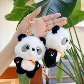 Plush Keychain - Manufacturer Panda Spit Bubble Stuffed Doll Peluches Bag Pendant