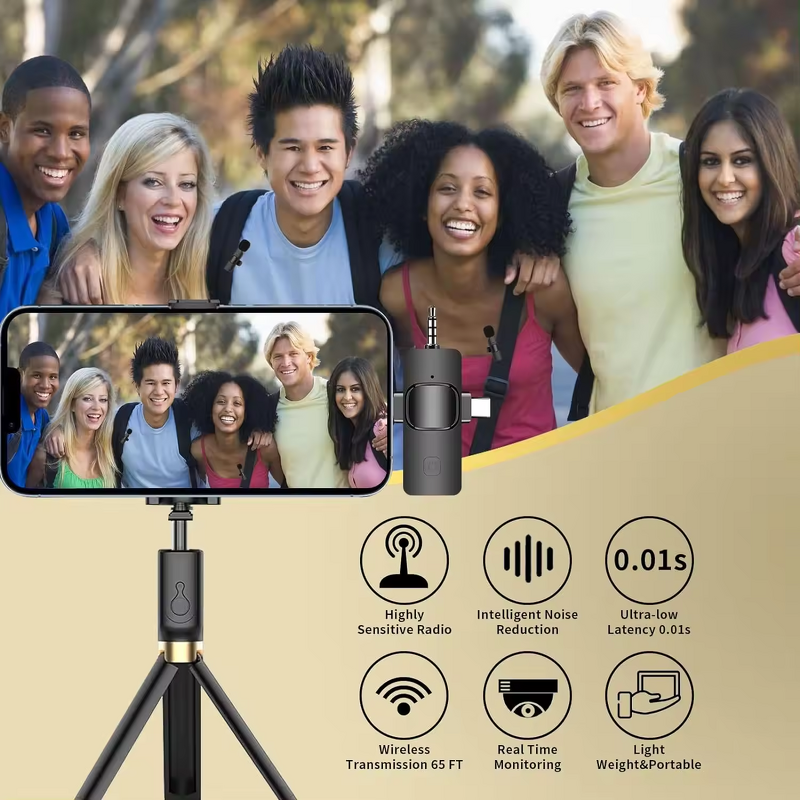 Lavalier Mic - Manufacturer K15 Mini Interview Iphone Android Type C Camera