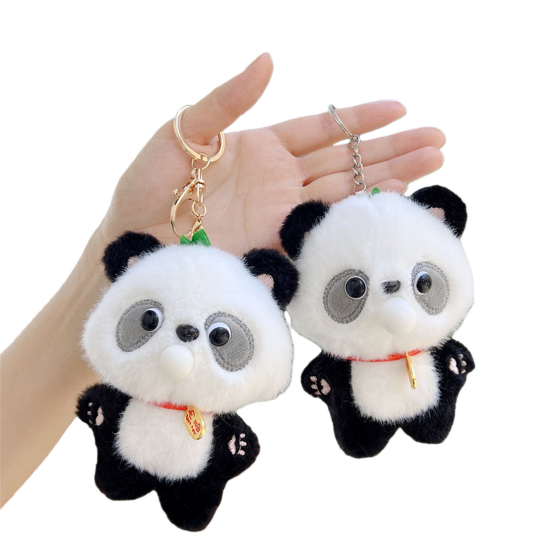 Plush Keychain - Manufacturer Panda Spit Bubble Stuffed Doll Peluches Bag Pendant