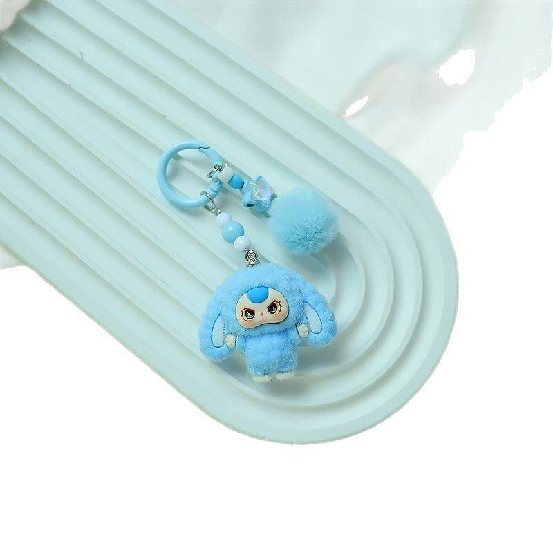 Keychain - Manufacturer 3D Mini Flocked PVC Animal Figurines Crafts Kids Wholesale