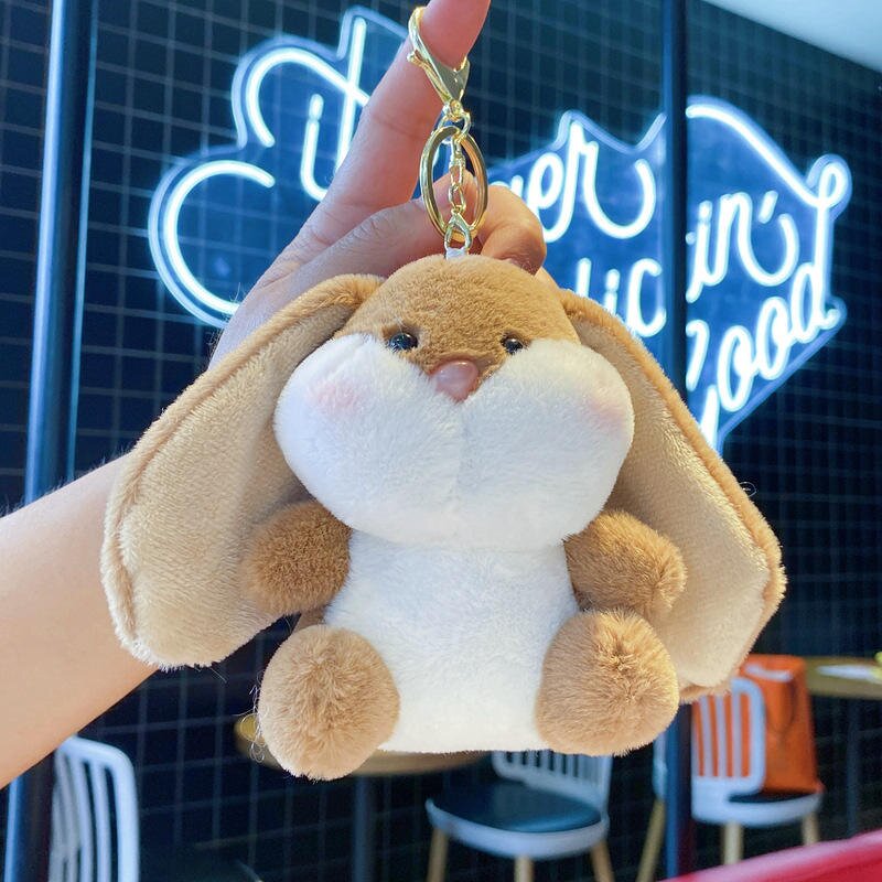 Plush Pendant - Manufacturer Rabbit Stuffed Toy Backpack Bag Decoration Keychain