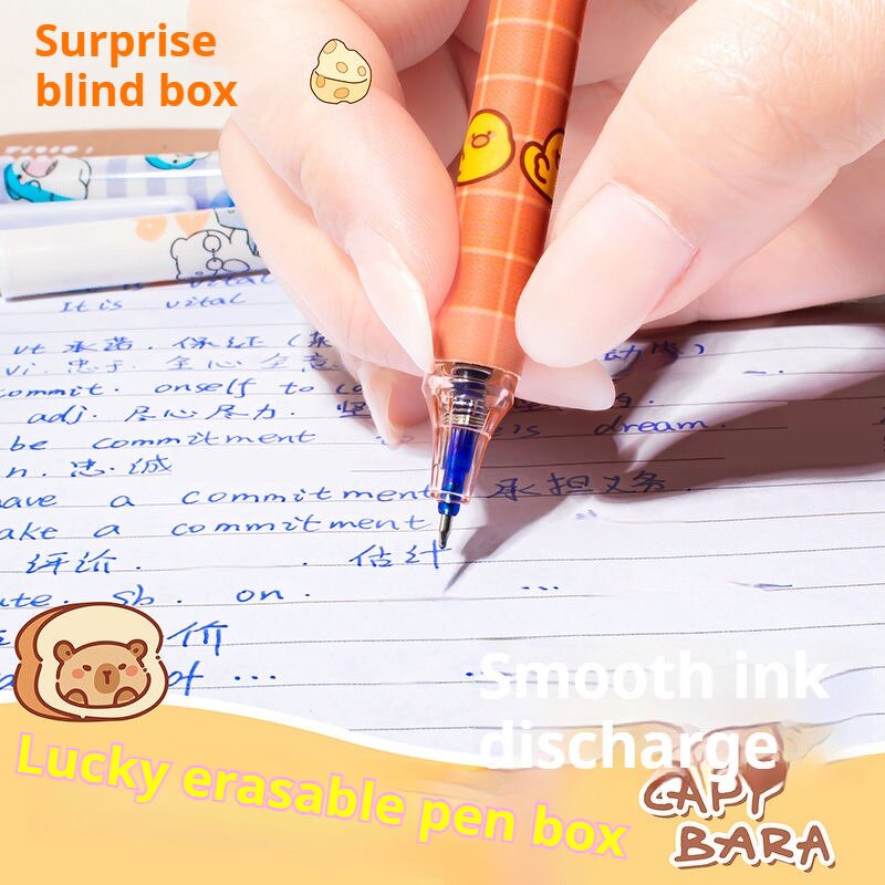 Erasable Pen - Manufacturer Capybara Anime Blind Box Press Neutral Wholesale Stationery