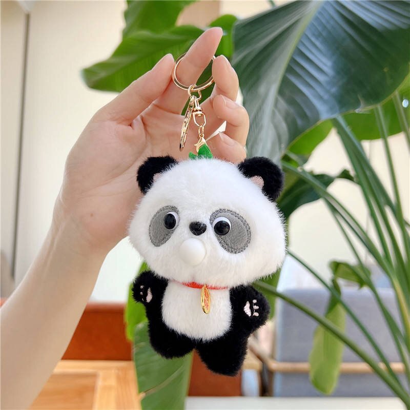 Plush Keychain - Manufacturer Panda Spit Bubble Stuffed Doll Peluches Bag Pendant