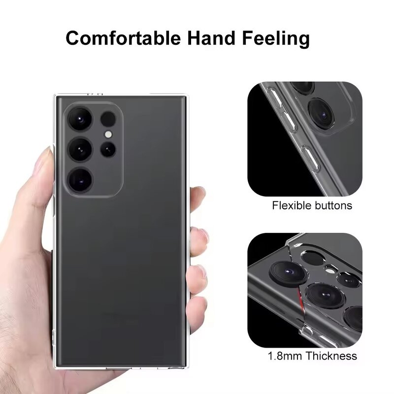 Phone Case - Manufacturer Samsung S24 Ultra Slim Stylish Protective Cover