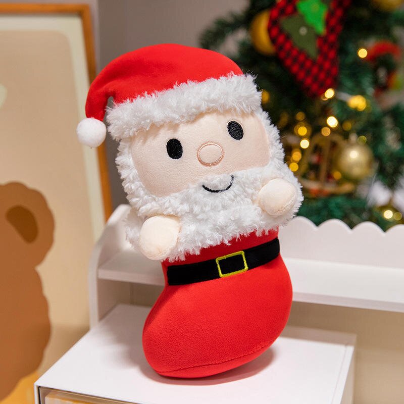 Plush Toy - Manufacturer Boot Shape Christmas Elf Santa Penguin Tree Decoration