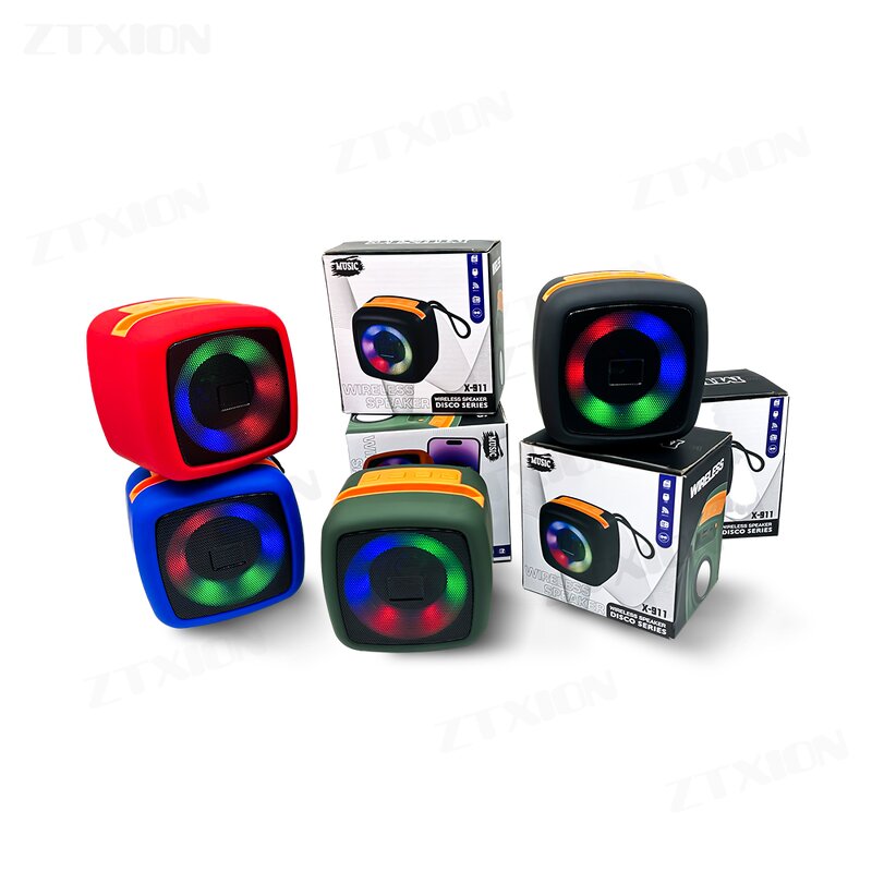 Speaker - Manufacturer X-911 Fashion Music Box Outdoor RGB Phone Holder