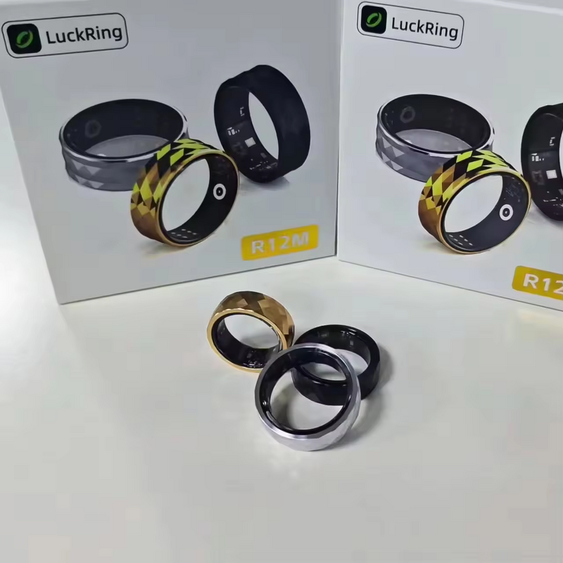 Smart Ring - Manufacturer R12 Stainless Steel IP68 Heart Rate Oxygen R12M
