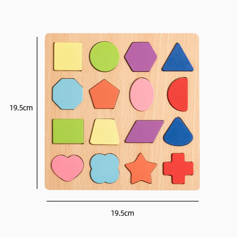 3D Puzzle - Manufacturer Wooden Alphabet Early Education DIY Toy for Kids Boys Girls