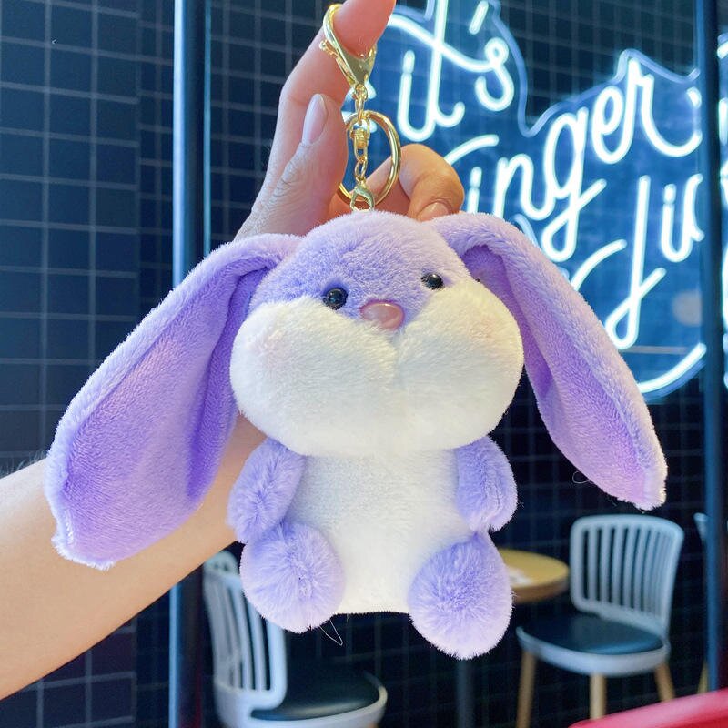 Plush Keychain - Manufacturer Rabbit Bunny Bag Charm Promotional Gift Decoration