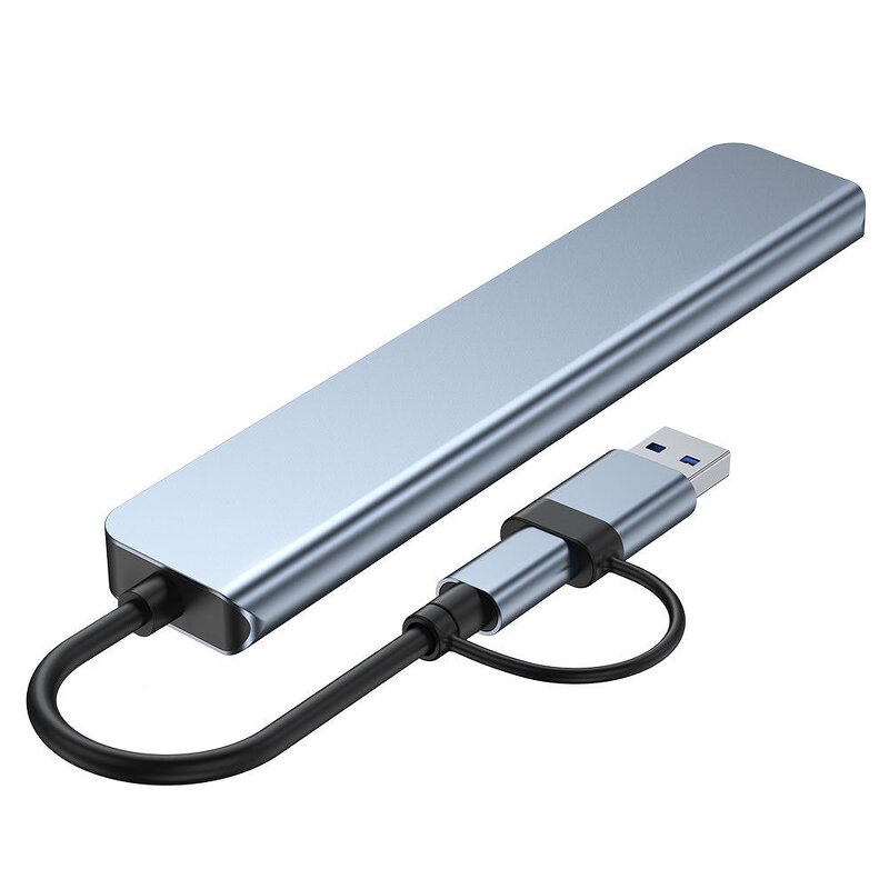 USB C Hub - Manufacturer 7 in 1 Splitter USB3.0 2.0 Docking Station Computer