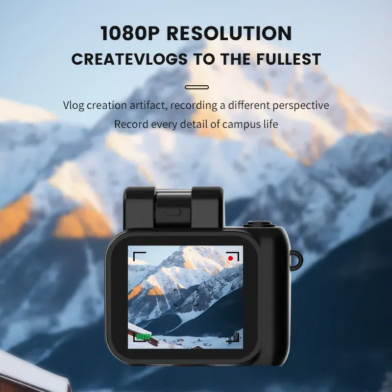 Mini Camera - Manufacturer Y4000 1080P HD Screen Portable Retro Travel Vlog