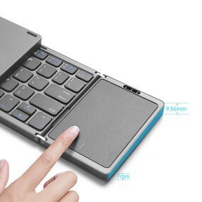 Wireless Keyboard - Manufacturer B089T BT Trackpad Slim Folding Smart TV Android