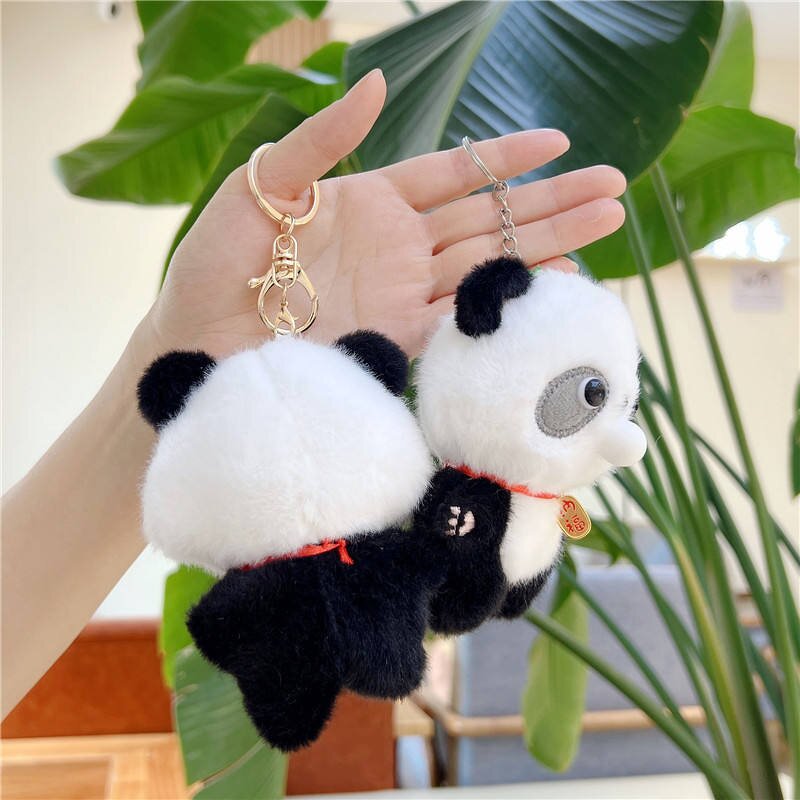 Plush Keychain - Manufacturer Panda Spit Bubble Stuffed Doll Peluches Bag Pendant