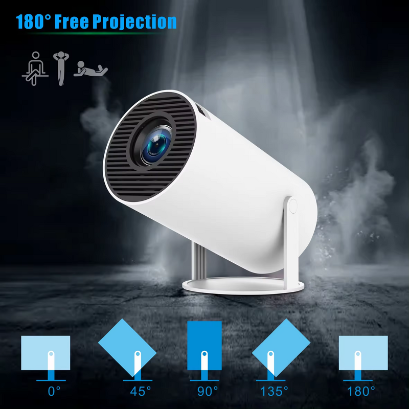 Mini Projector - Manufacturer HY300 Pro Android 11 4K Dual WiFi6 Outdoor 260ANSI