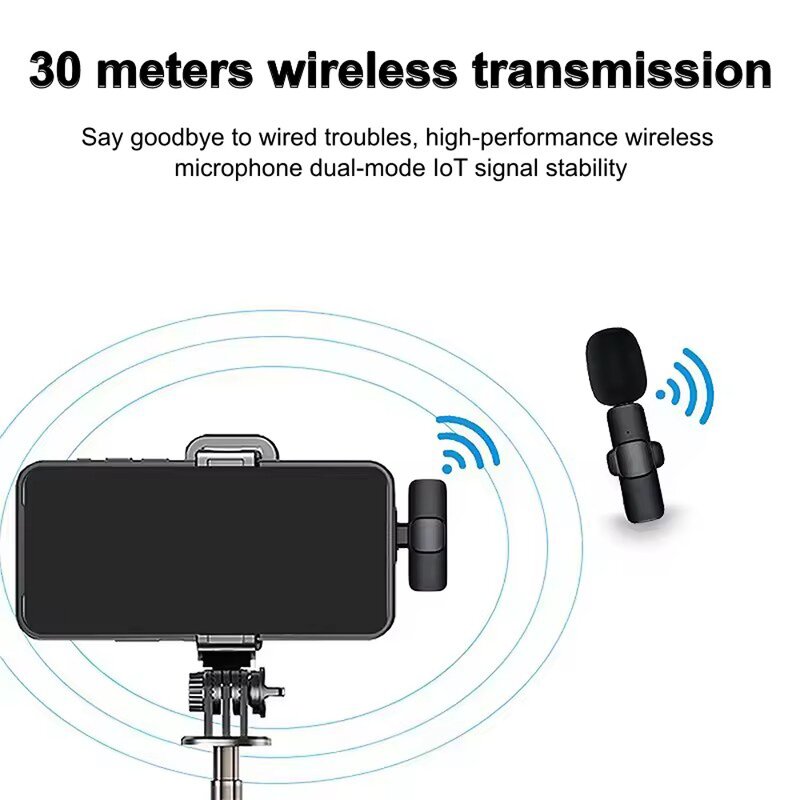 Lavalier Mic - Manufacturer K8 K9 K35 Mini Clip Audio Video Recording Wireless