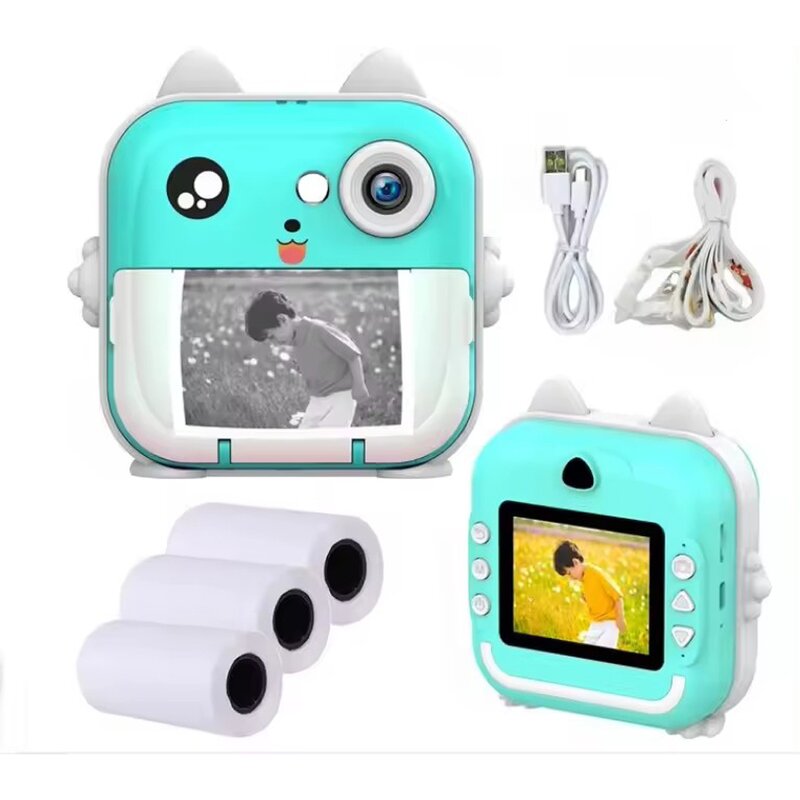 Instant Camera - Manufacturer Q5 Cute Rabbit 203DPI 2.4" Children's Printer Factory