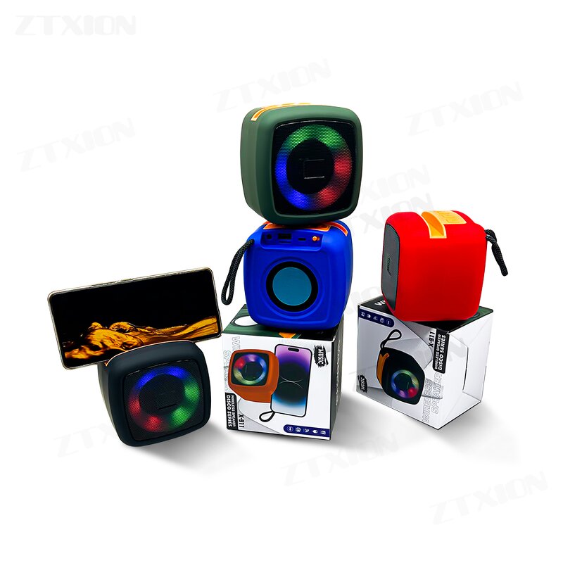 Speaker - Manufacturer X-911 Outdoor Party RGB Small Gift Box Phone Holder