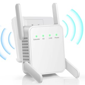 WiFi Repeater - Manufacturer 2.4GHz Easy Set-up Signal Booster Range Extender