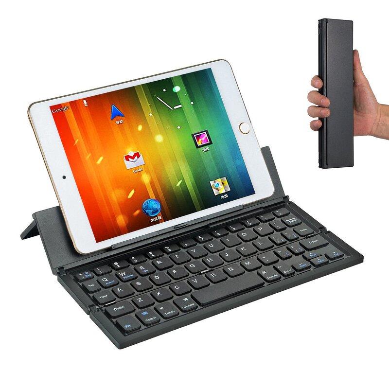 Foldable Keyboard - Manufacturer Mini BT Three Fold Cheap Wholesale Business