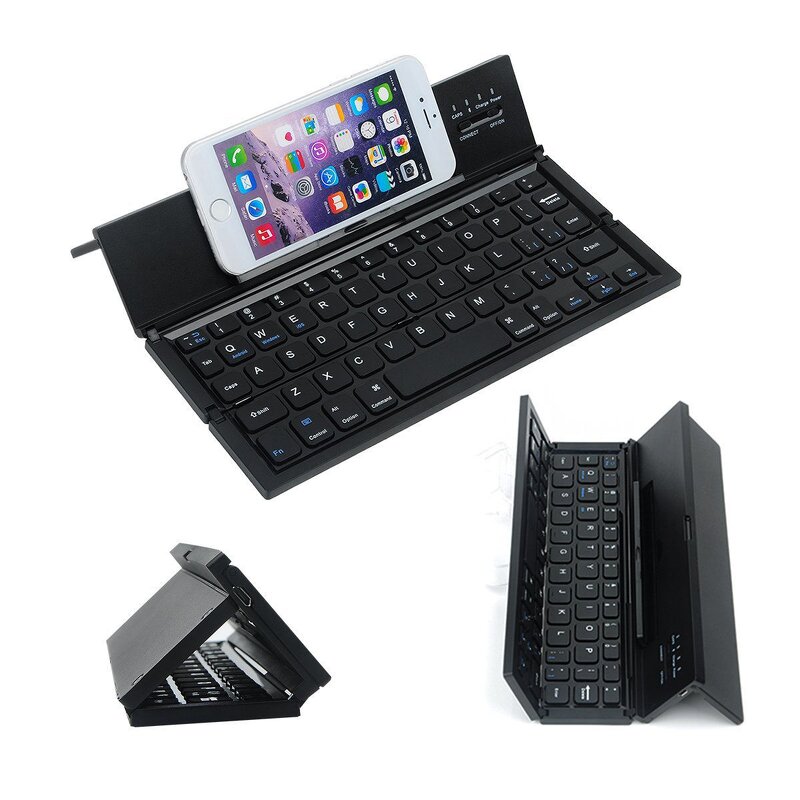 Foldable Keyboard - Manufacturer Mini BT Three Fold Cheap Wholesale Business