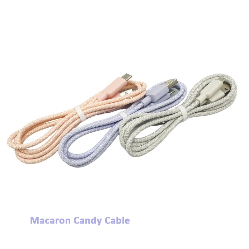 USB Cable - Manufacturer 1M Type C Macaron Candy Colors Charging Data Android