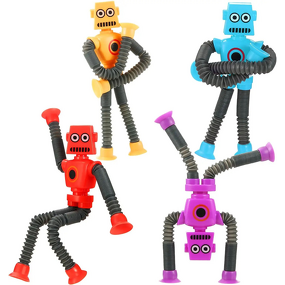 Telescopic Toy - Manufacturer Suction Cup Pipe Cartoon Parent Child Decompression