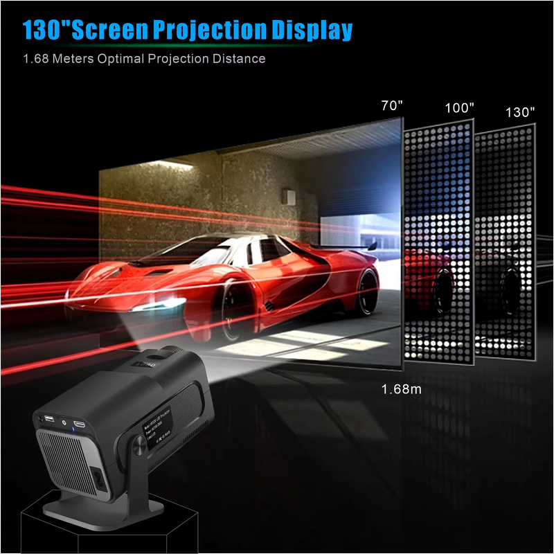 Projector - Manufacturer HY320 Full HD 4k Smart Multimedia Portable Game LED