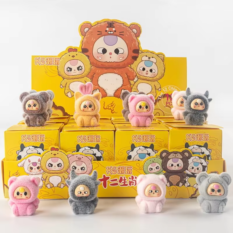 Flocking Doll - Manufacturer Mini Cartoon DIY Pendant Decoration Lovely Birthday Gift