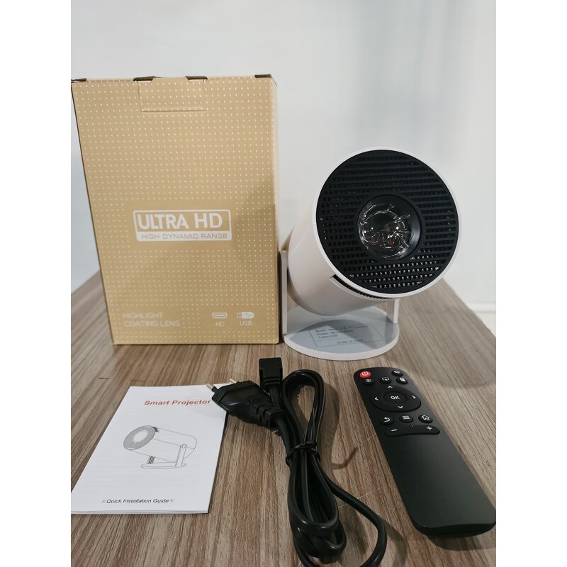 Projector - Manufacturer HY300 Pro Mini HD Wireless WiFi Home LED Mirror Screen
