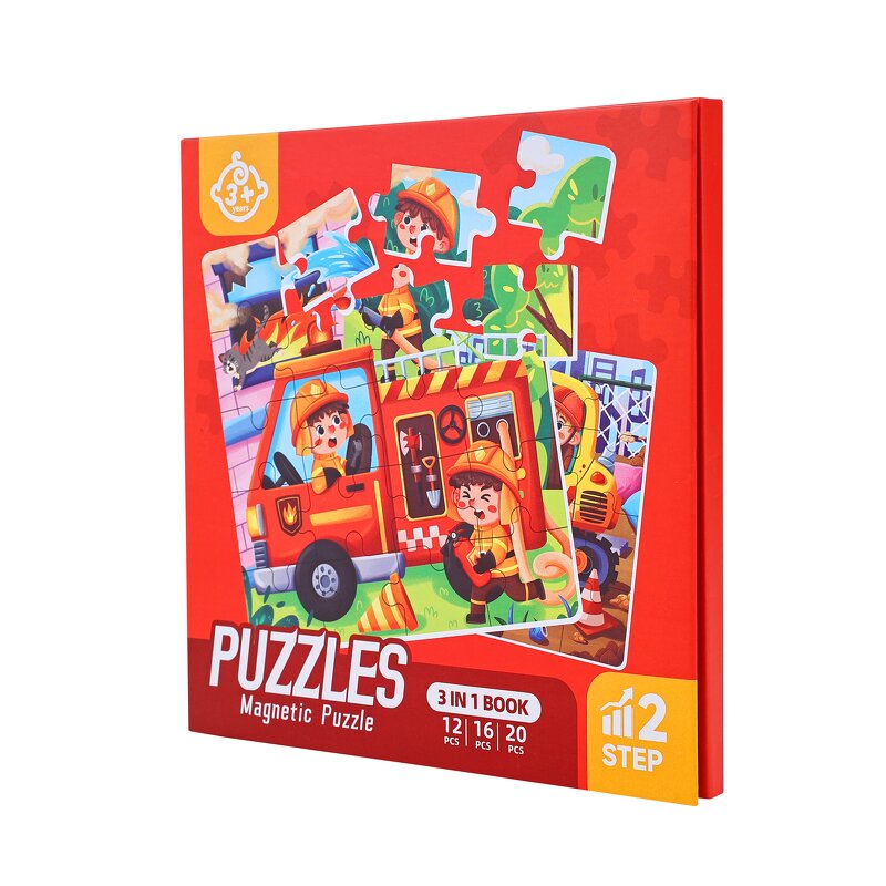 Puzzle Book - Manufacturer 3 in 1 Toddler Travel Cartoon Educational Jigsaw Toy