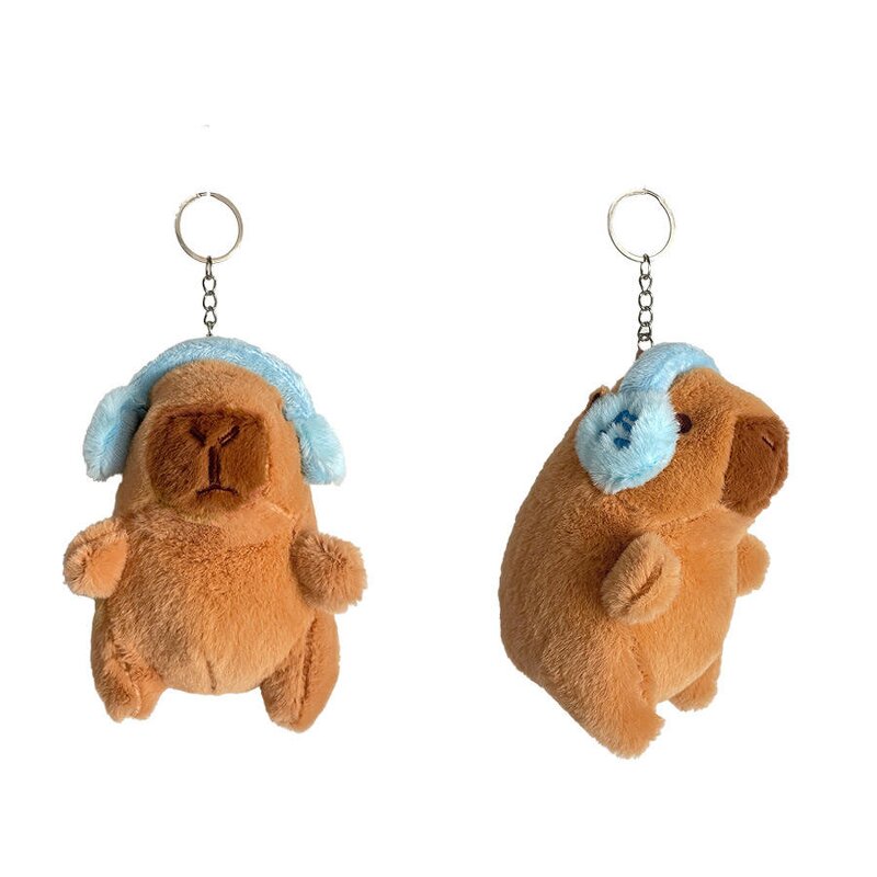 Plush Keychain - Manufacturer Capybara Earphones Music Doll Couple Bag Pendant