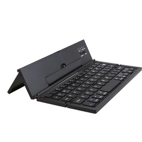 Foldable Keyboard - Manufacturer Mini BT Three Fold Portable Business Laptop Pad