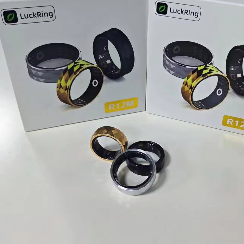 Smart Ring - Manufacturer LuckRing R12 IP68 Heart Rate Oxygen Pedometer R12M