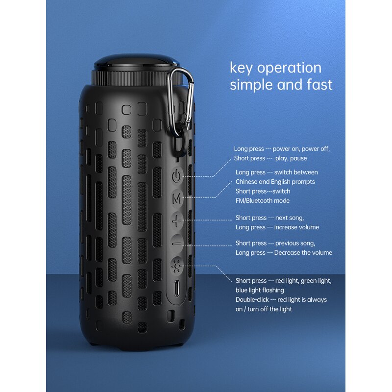 Portable Speaker - Manufacturer M47 Stereo Waterproof BT 5.3 Sports Headset PK F9