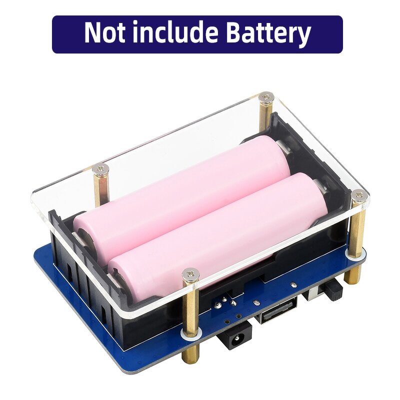 UPS HAT - Manufacturer Raspberry Pi UPS HAT (B) 5V 5A Pogo Pins Pi 4B Sensor Tool