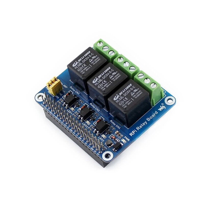 Relay Module - Manufacturer 3 Channel GPIO Smart Home Expansion Board Pi 5/4B/3B+