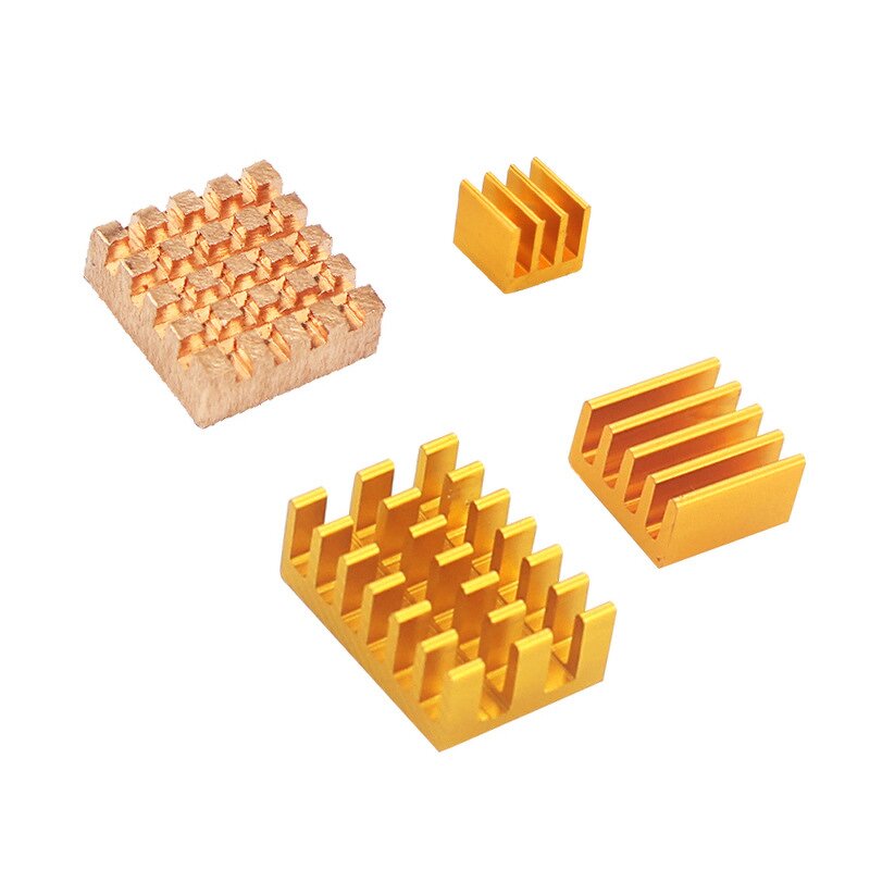 Heatsink - Manufacturer Raspberry Pi 4B Aluminium Copper Passive Cooling Radiator