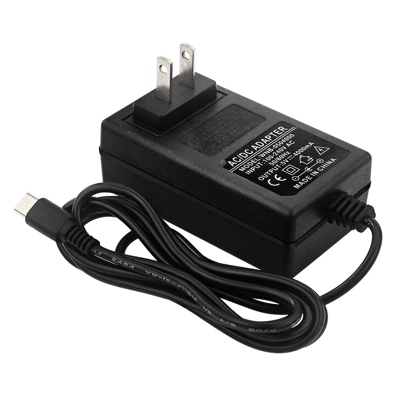 Power Adapter - Manufacturer Jetson Nano 2GB 5V4A USB Type-C 100-240V Input Charger