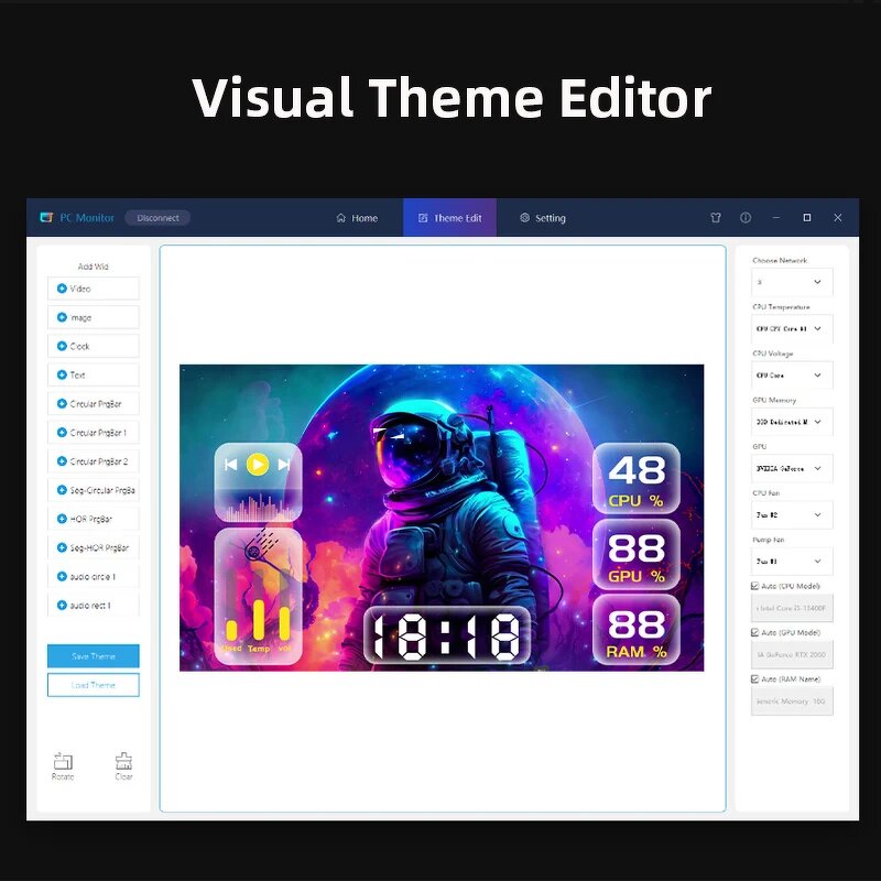 Secondary Screen - Manufacturer 5/7" IPS Type-C 1024x600 CPU GPU HDD USB No-AIDA64