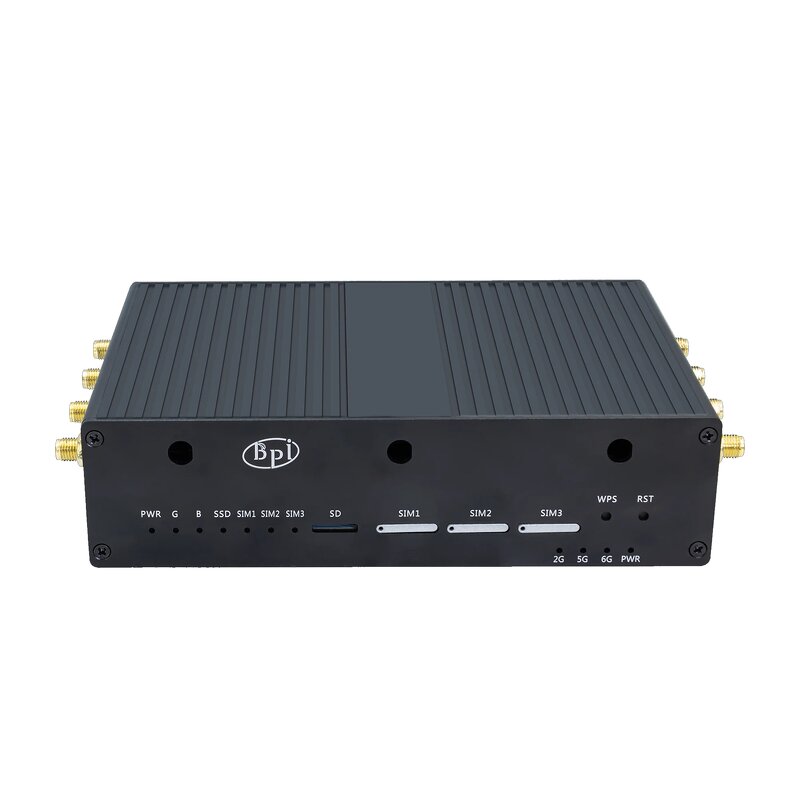 Aluminum Case - Manufacturer Banana Pi BPI-R4 Metal Shell Optional Fan Development Board