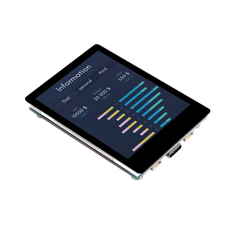 Development Board - Manufacturer 2.8" ESP32-S3 5-Point Touch 240x320 IPS LX7 Dual-Core